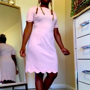Pink above the knee dress